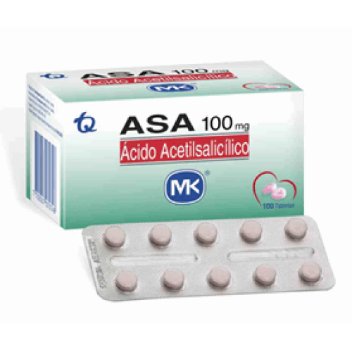 Ácido Acetilsalicílico 100 Miligramos Caja X 100 tabletas