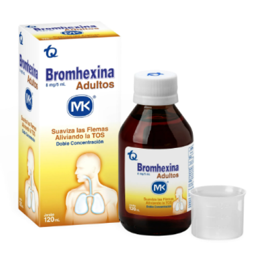 Bromhexina MK jarabe adulto X 120 mililitros