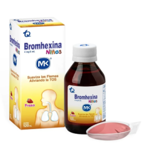 Bromhexina MK jarabe niños X 120 mililitros