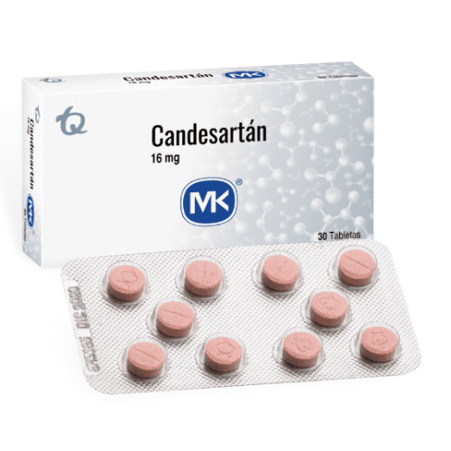 Candesartán 16 Mg Caja X 30 Tabletas 
