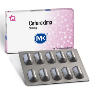 Cefuroxima 500 Miligramos Caja X 10 Tabletas