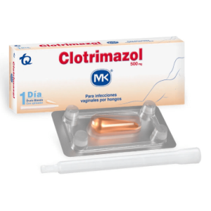 Clotrimazol 500 Mg Caja X 1 Óvulo