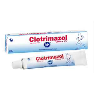 Clotrimazol Mk 1% Tópico tratamiento contra hongos Tubo X 20 Gramos