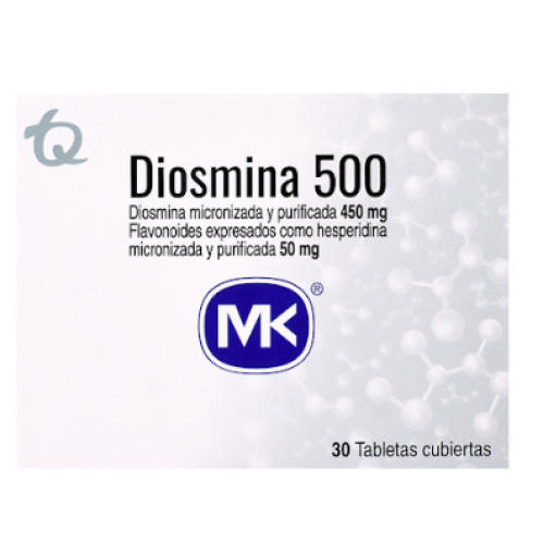 Diosmina Mk 500 Mg Caja X 30 Tabletas