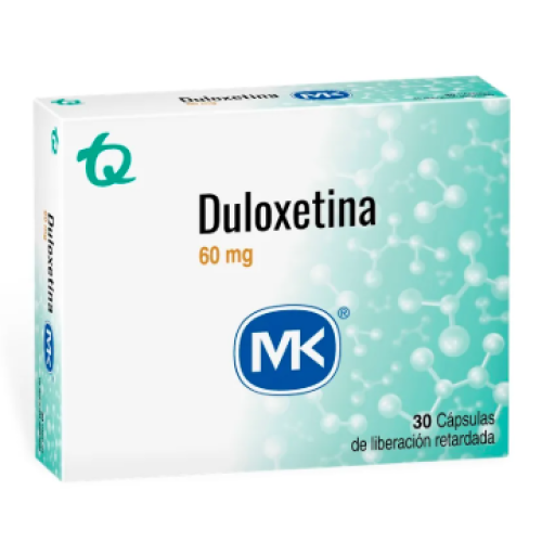 Duloxetina Mk 60 Mg X 30 Cápsulas