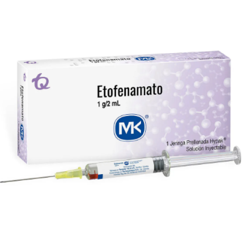 Etofenamato MK 1 gramo solución inyectable caja X 1 jeringa prellenada Hypack