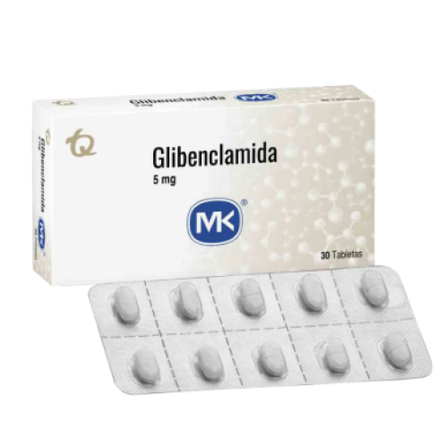 Glibenclamida Mk 5 Mg X 30 Tabletas