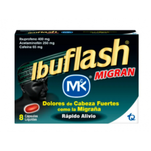 Ibuflash migran Mk Caja X 8 cápsulas