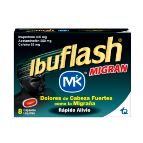 Ibuflash migran Mk Caja X 8 cápsulas
