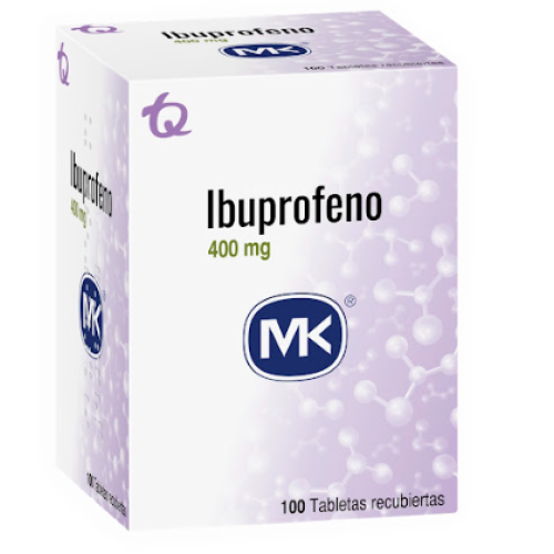 Ibuprofeno Mk 400 Miligramos X 100 Tabletas recubiertas