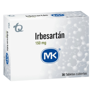 irbesartan mk 150 mg x 30 tabletas