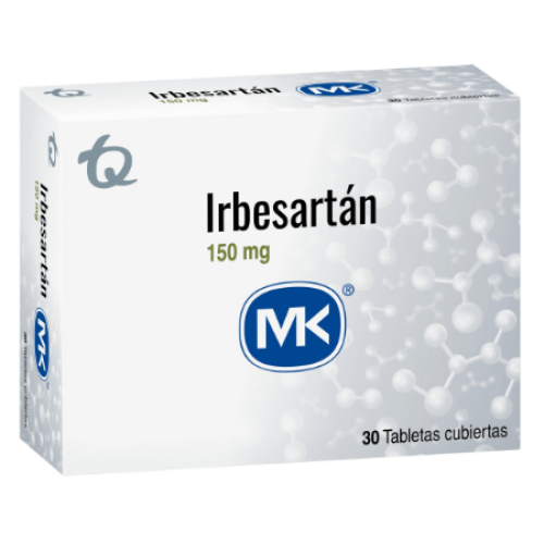 irbesartan mk 150 mg x 30 tabletas