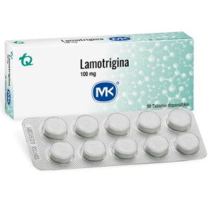 lamotrigina MK 100 mg caja x 30 tabletas