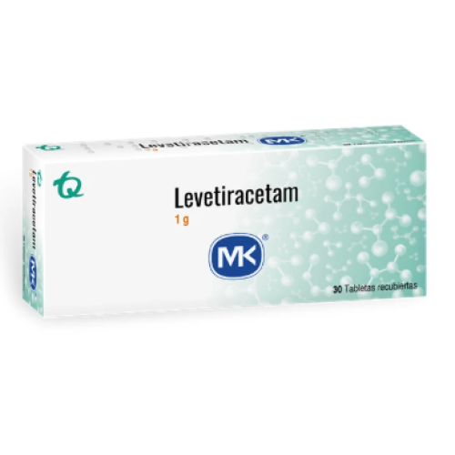 Levetiracetam 1 Gramo Caja X 30 Tabletas recubiertas
