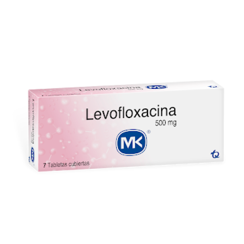 Levofloxacina MK 500 miligramos X 7 tabletas Recubiertas