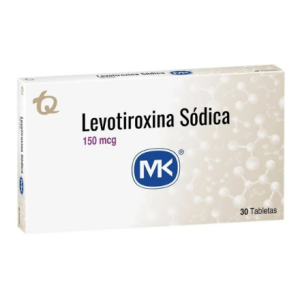 levotiroxina mk 150 mcg caja x 30 tabletas