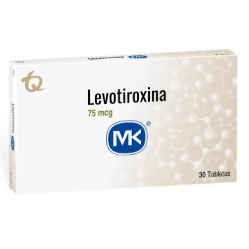 Levotiroxina Mk 75 Microgramos Caja X 30 tabletas