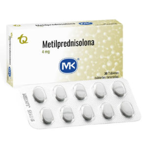 Metilprednisolona 4 Miligramos X 30 Tabletas