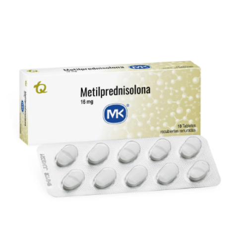 Metilprednisolona MK 16 Mg X 10 tabletas