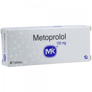 Metoprolol mk 100 Mg Caja X 30 tabletas