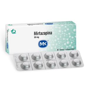 Mirtazapina MK 30 miligramos X 30 tabletas