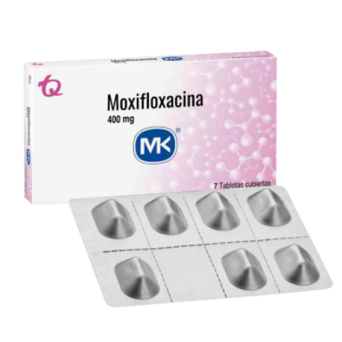 Moxifloxacina Mk 400 Miligramos X 7 Tabletas