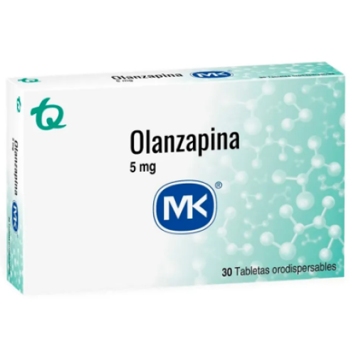 olanzapina mk 5mg caja x 30 tabletas
