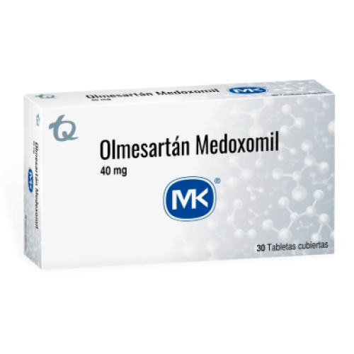 Olmesartan medoxomil Mk 40 Mg Caja X 30 Tabletas cubiertas