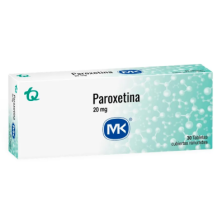 Paroxetina Mk 20 Miligramos X 30 Tabletas