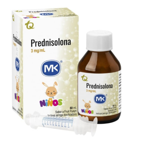 prednisolona mk 3mg/1 ml solución x 60 ml
