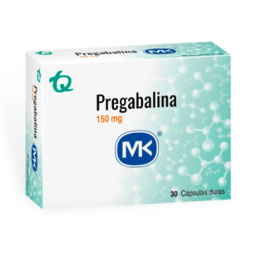 Pregabalina 150 Miligramos X 30 Cápsulas duras