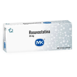 Rosuvastatina 20 Miligramos X 28 Tabletas