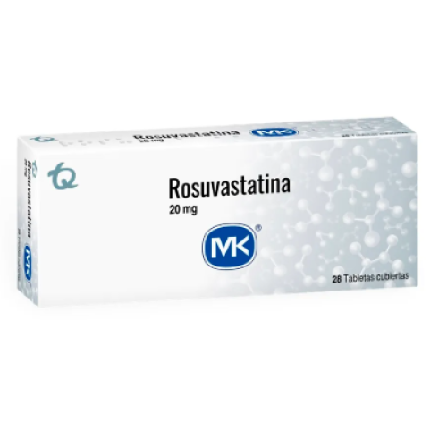 Rosuvastatina 20 Miligramos X 28 Tabletas
