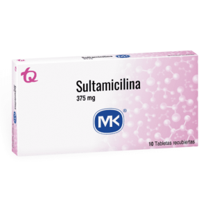 Sultamicilina Mk 375 Mg X 10 Tabletas
