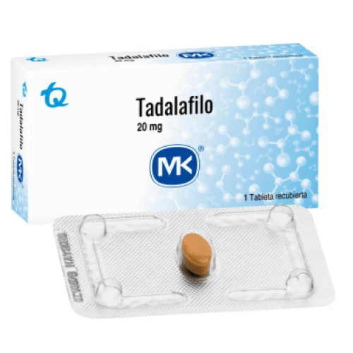 Tadalafilo MK 20 miligramos X 1 tableta