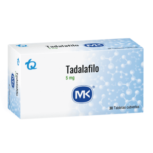 Tadalafilo MK 5 miligramos X 30 tabletas