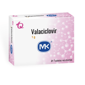 Valaciclovir MK 1 gramo X 21 tabletas
