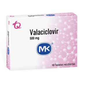 Valaciclovir MK 500 miligramos X 10 tabletas Recubiertas