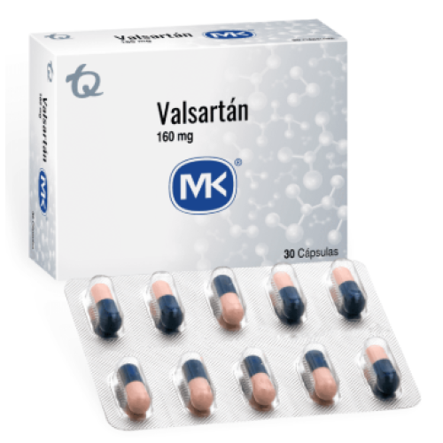 Valsartán Mk 160 Miligramos X 30 Tabletas