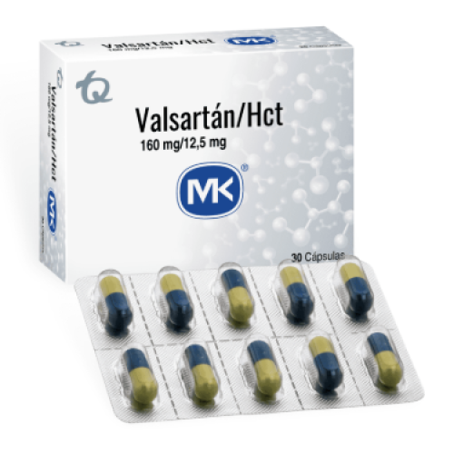 Valsartán/ Hct 160/12.5 Mg MK Caja X 30 Cápsulas