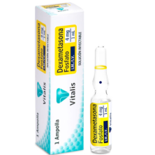 Dexametasona 4 miligramos/1 mililitro X 1 ampolla