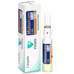 Meloxican 15 miligramos/1.5 mililitros X 1 ampolla