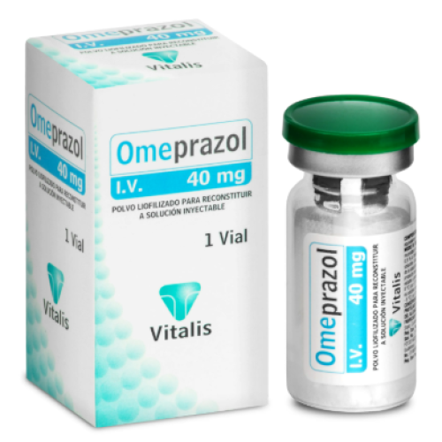 Omeprazol 40 miligramos/1.5 mililitros X 1 ampolla