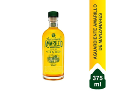 Aguardiente Amarillo de manzanares sin azúcar 24% Vol Botella X 375 Ml 