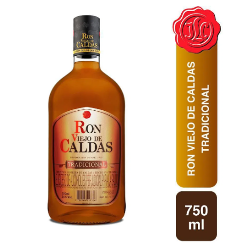 Ron viejo de caldas Tradicional Botella X 750 Ml 