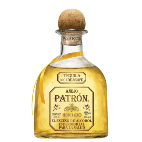 tequila patron anejo 38% x 700 ml