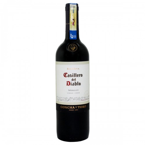 Vino Casillero del Diablo Merlot Botella X 750 Ml 