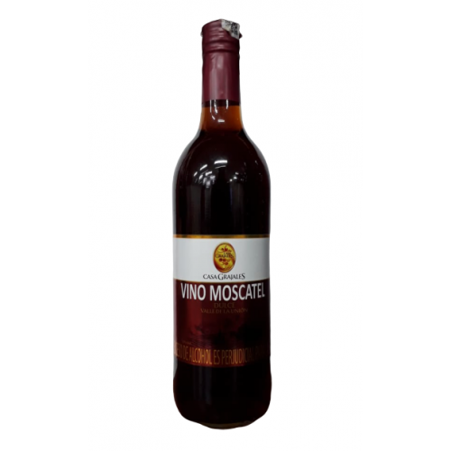 Vino Moscatel Dulce Botella X 750 Ml 
