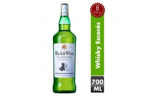 Whisky escocés Black & White Botella X 700 Ml 