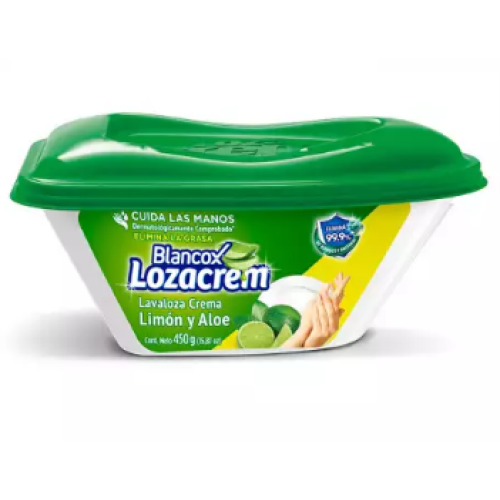 lozacrem crema limón y aloe x 450 gr